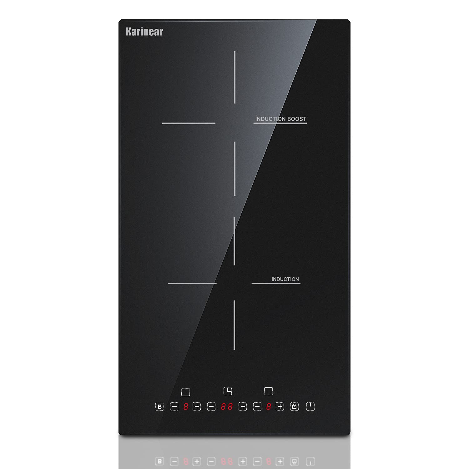 Timer Dual Outlet - موقد كهربائي من كارينير مقاس 12