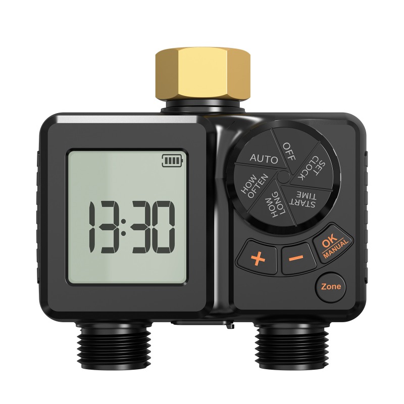 مؤقت ري أوتوماتيكي ذكي مزود بم - مراجعة Timer Dual Outlet وسعره